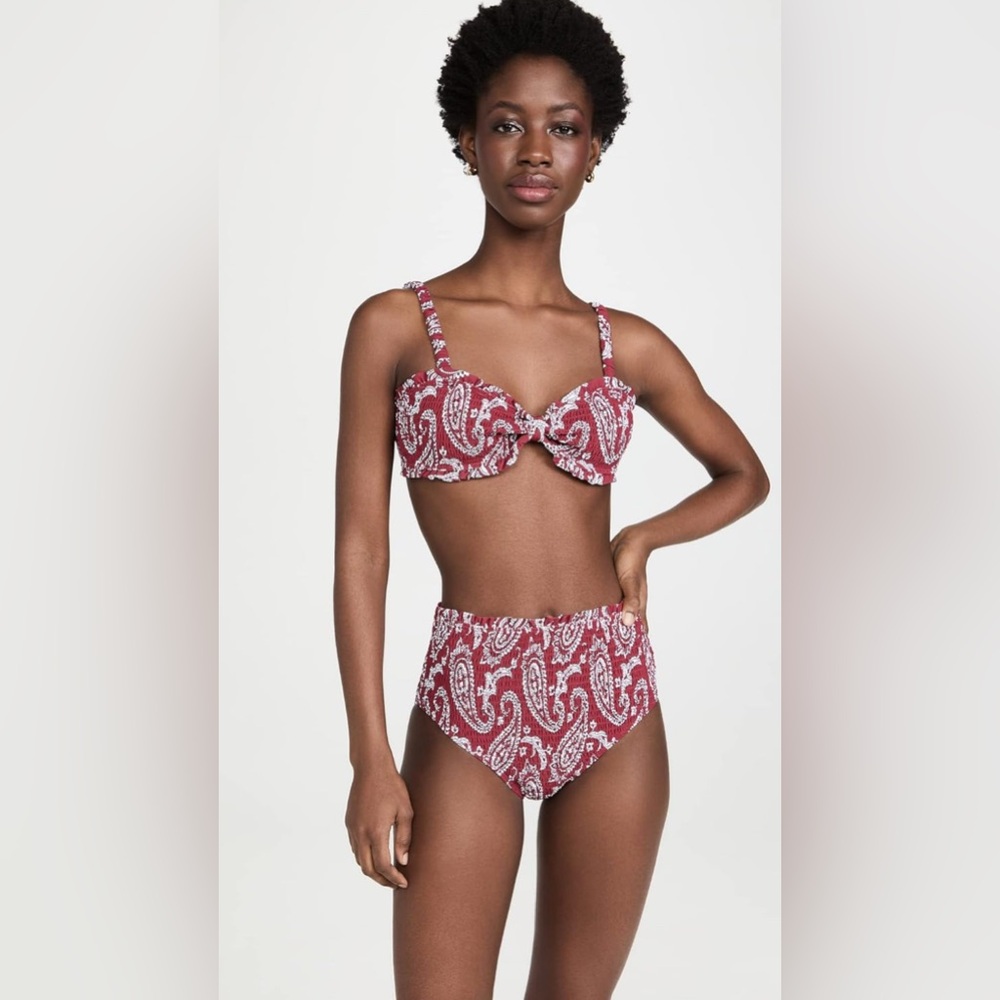 Brand new Sea new york Theodora paisley bikini swimsuit large